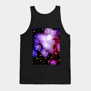 Festive Bokeh Stars Tank Top